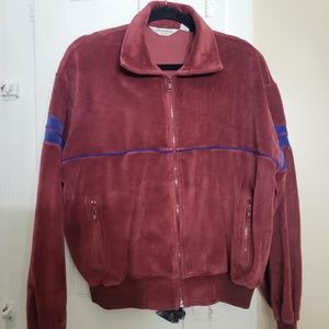 vintage Yves saint Laurent activewear jacket velour